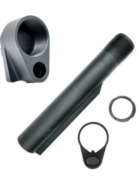 SA-M70T  Yugo M70 Butt Stock Stationary Adapter with Tube, Castle Nut & End Plate