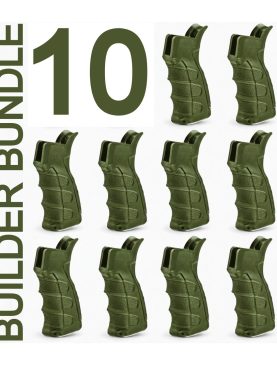 10 AR UPG16 MODULAR GRIPS – AR BUILDER BUNDLE – OD GREEN