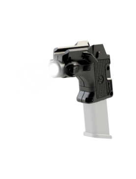 Nano Roni Magazine Holder with Flashlight (Black)