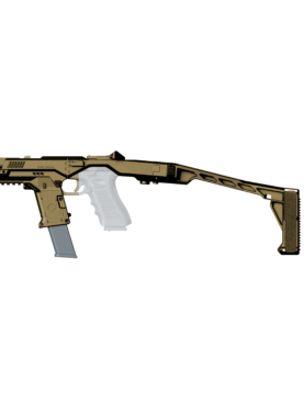 Nano Roni + Grip with Magazine holder (FDE)